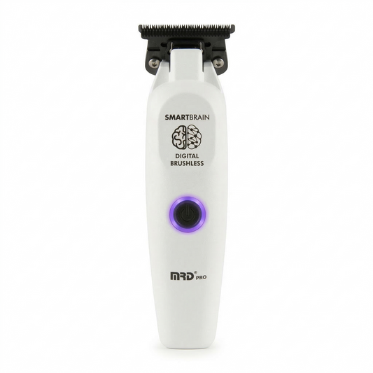 MRD Pro GMT 3969ST-WHITE Kanttrimmer med Ultra-närgående Roterande Motor