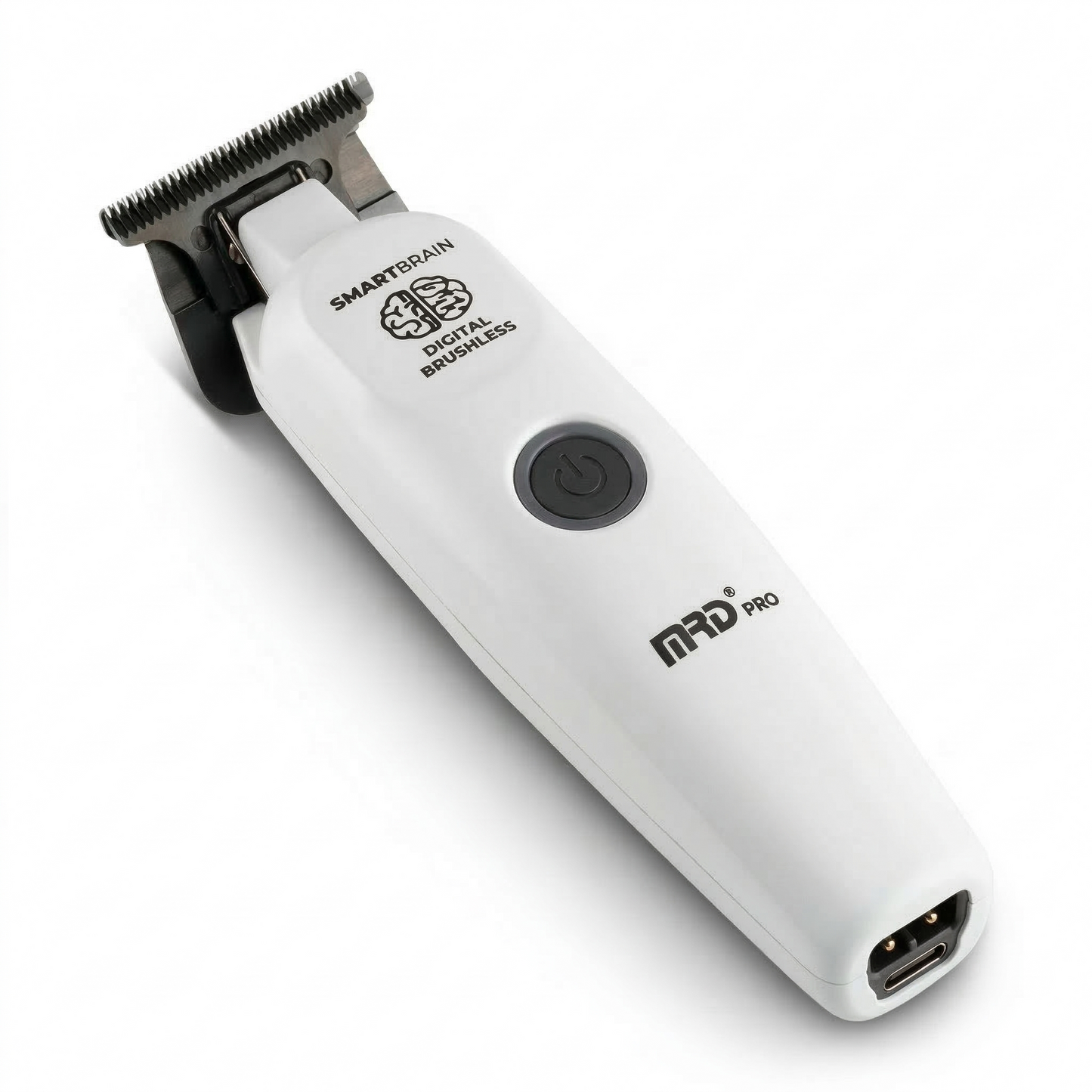 MRD Pro GMT 3969ST-WHITE Kanttrimmer med Ultra-närgående Roterande Motor