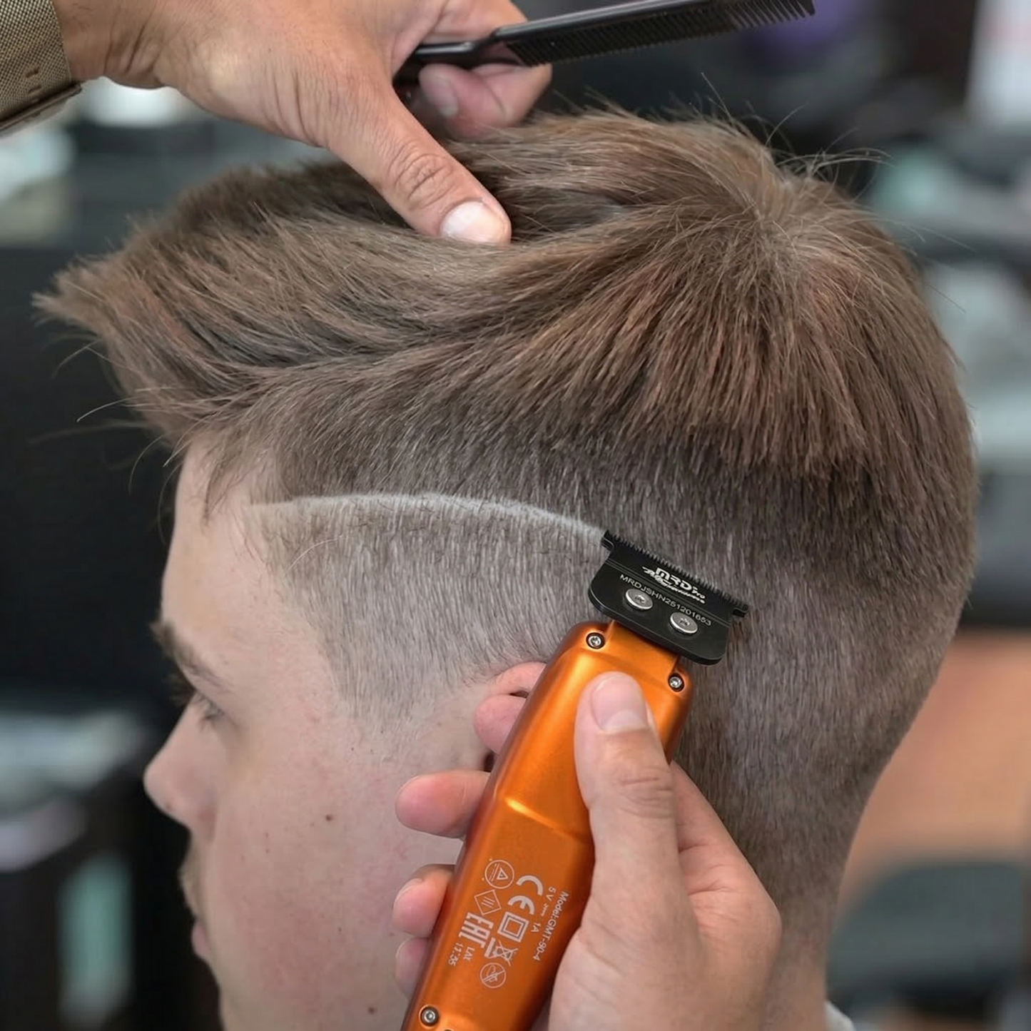 MRD Pro GMT 90-4 Trimmer, Orange, Professionell Hårtrimmer