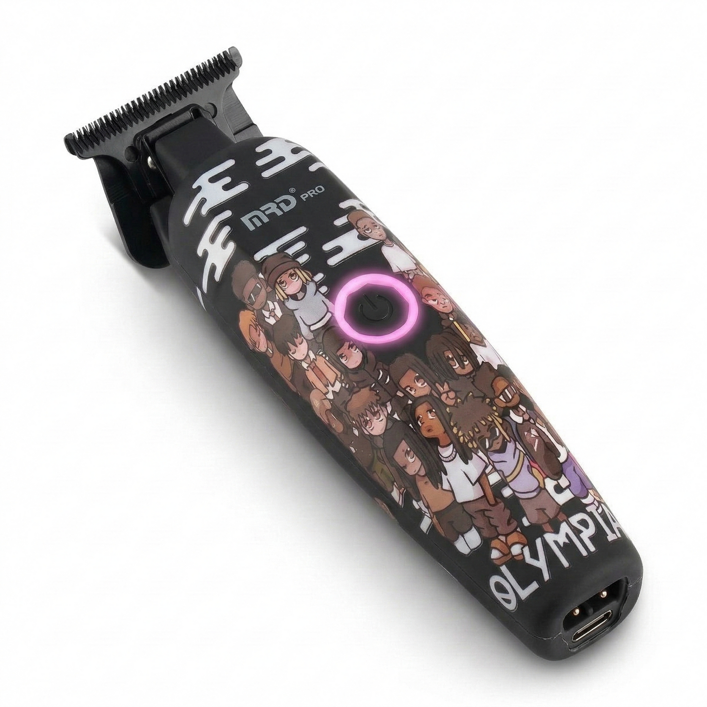 MRD Pro GMT 3969ST Limited Hårtrimmer, Professionell Borstlös Motor, Svart