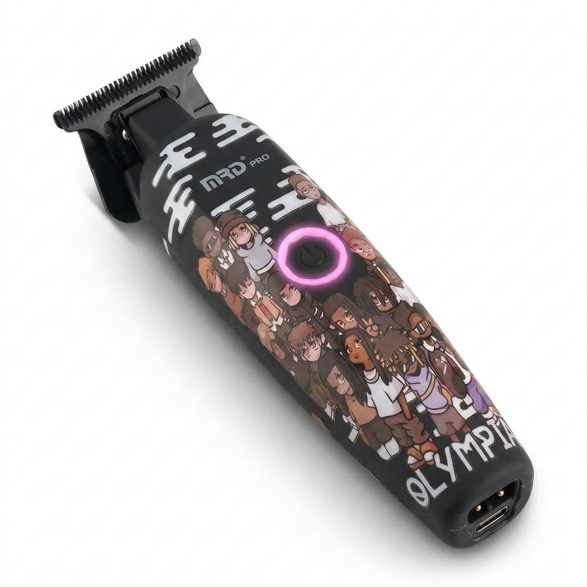 MRD Pro GMT 3969ST Limited Hårtrimmer, Professionell Borstlös Motor, Svart