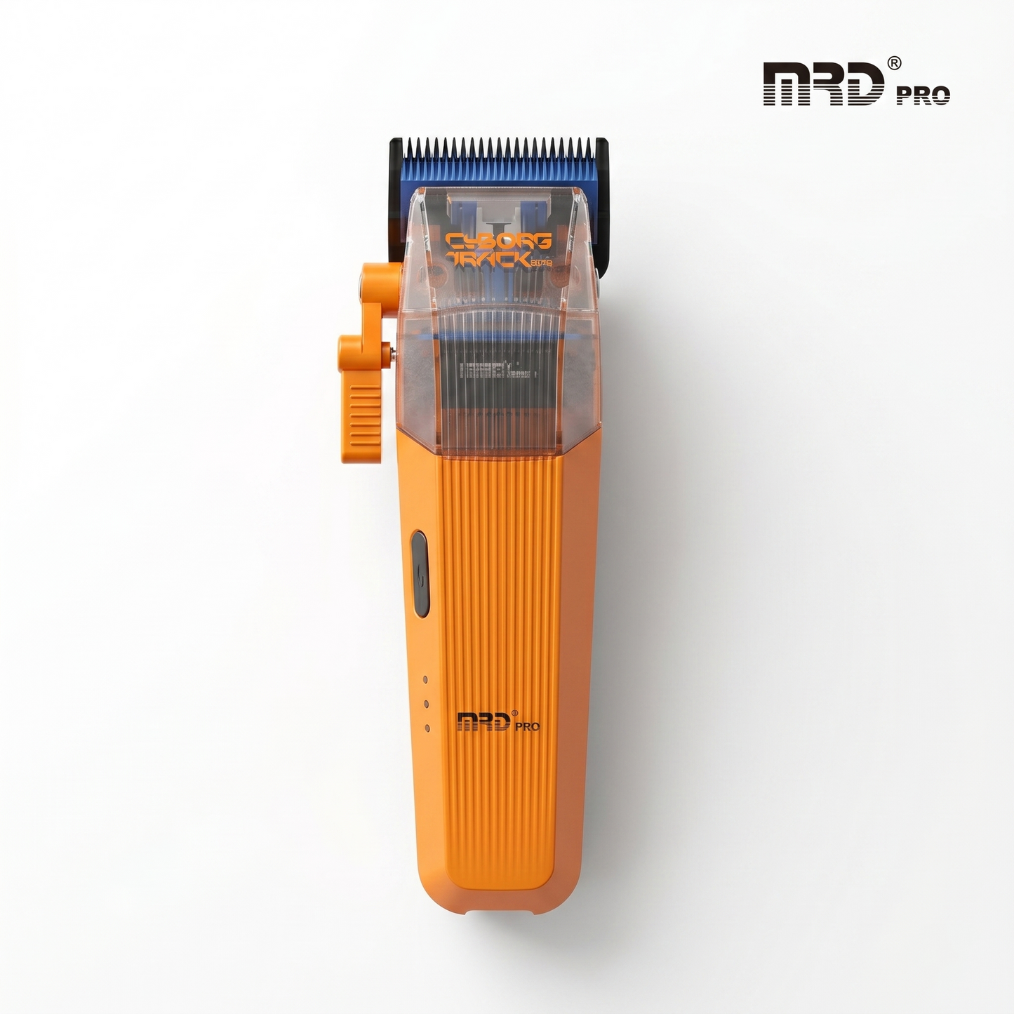 MRD Pro Cyborg 2026 Sladdlös Hårtrimmer, Full Metall, Orange