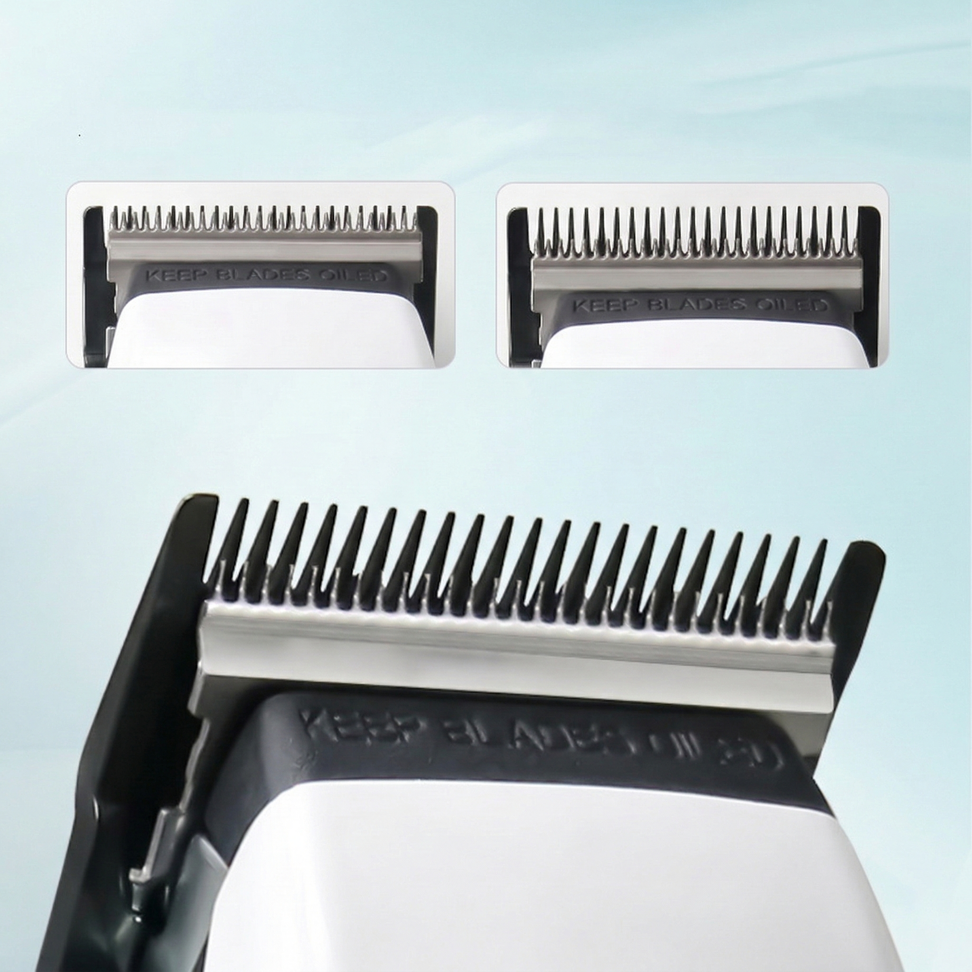 MRD Pro HC-999 Hårtrimmer med Höghastighetsmotor, Vit