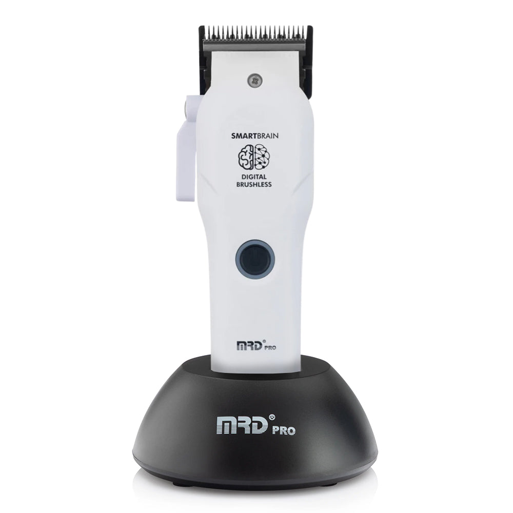 MRD Pro Smart Brain Precision Hårtrimmer, Vit Edition