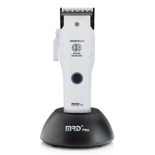 MRD Pro Smart Brain Precision Hårtrimmer, Vit Edition