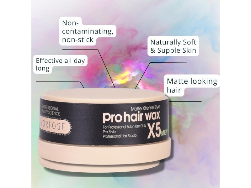 Morfose Pro Hair Wax X5 Matte Xtreme Style Beige - 150ml