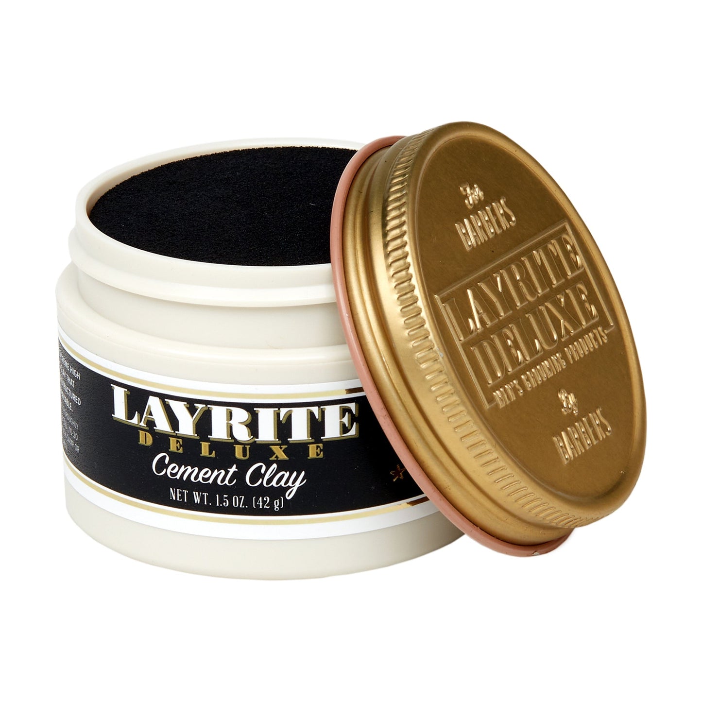 Layrite Deluxe Cement Clay: Extreme Hold Matte Finish Styling Hair Clay