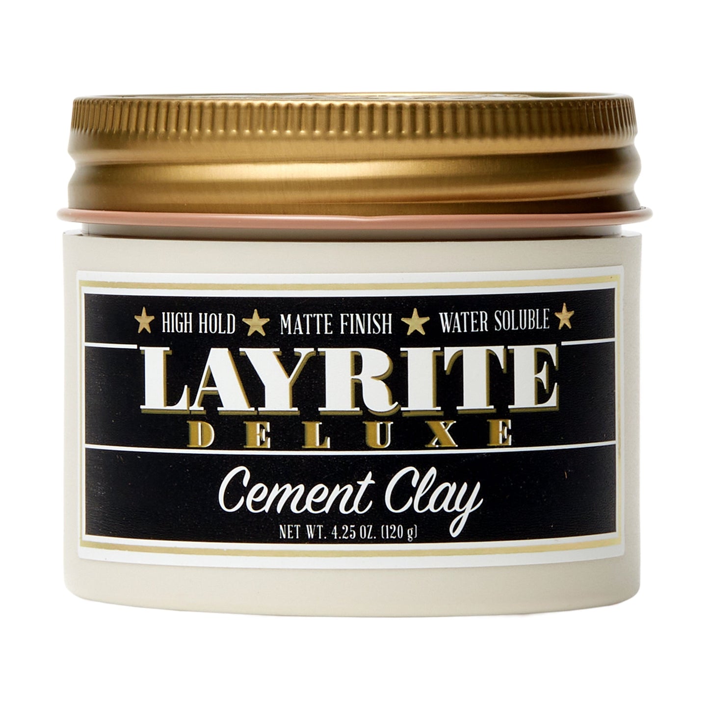 Layrite Deluxe Cement Clay: Extreme Hold Matte Finish Styling Hair Clay