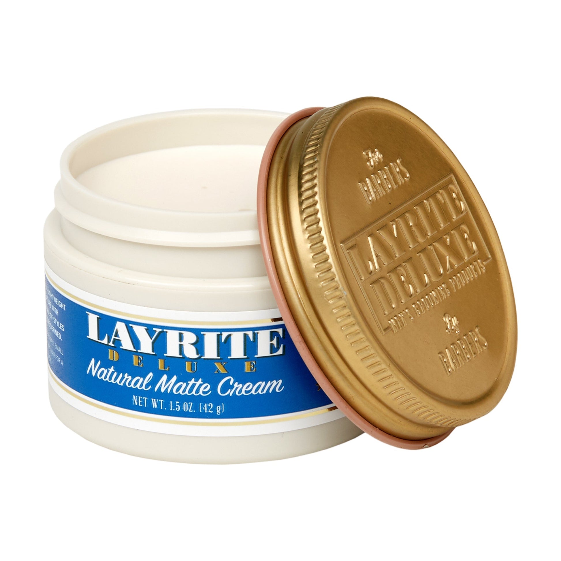 Layrite Natural Matte Cream: Flexible Hold, Lightweight, Matte Finish, Reworkable Styling