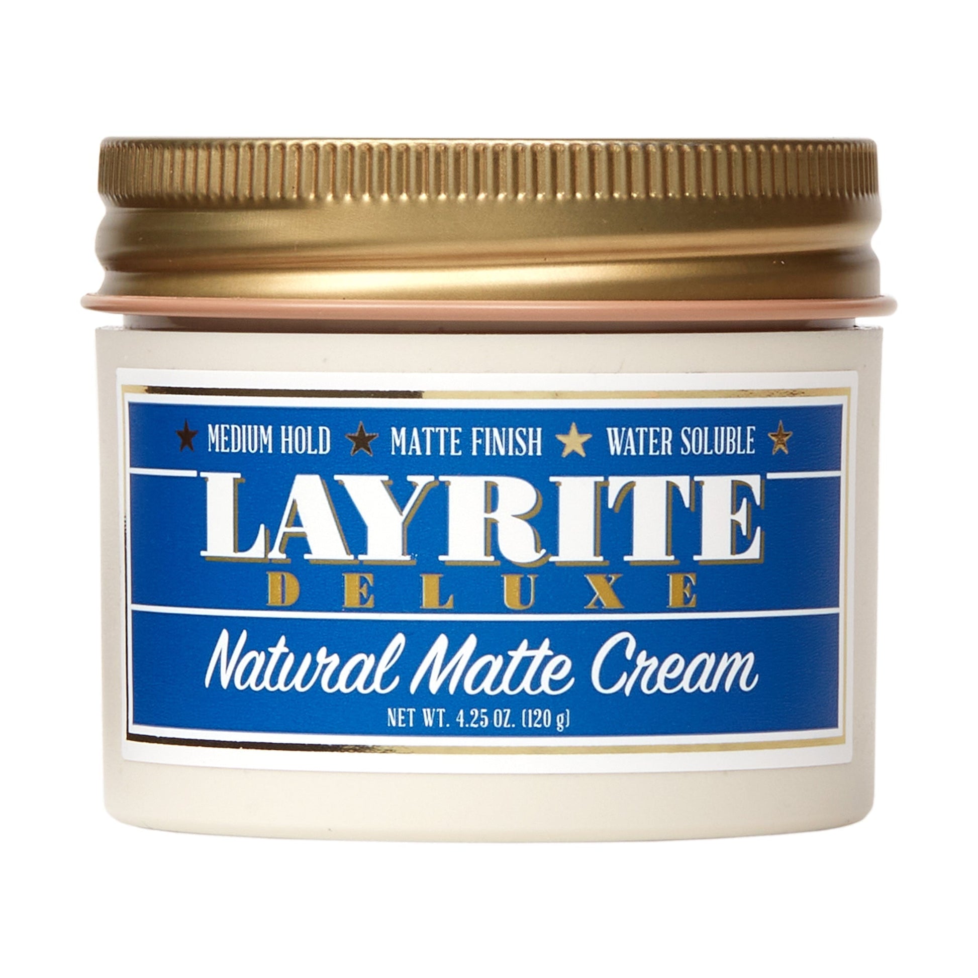 Layrite Natural Matte Cream: Flexible Hold, Lightweight, Matte Finish, Reworkable Styling