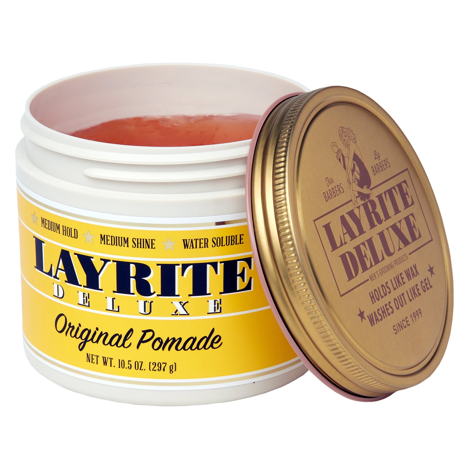 Layrite Original Water-Based Pomade: Medium Hold, Natural Finish, Easy Wash Out