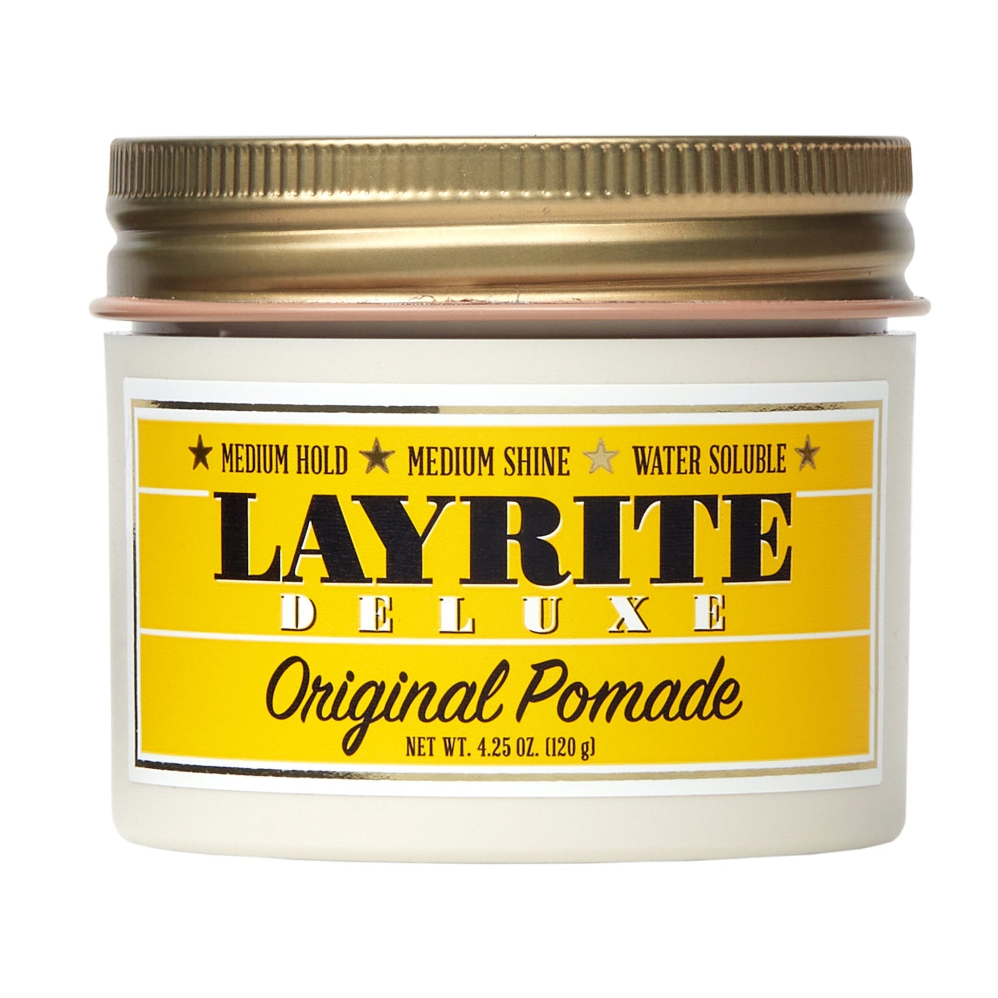 Layrite Original Water-Based Pomade: Medium Hold, Natural Finish, Easy Wash Out