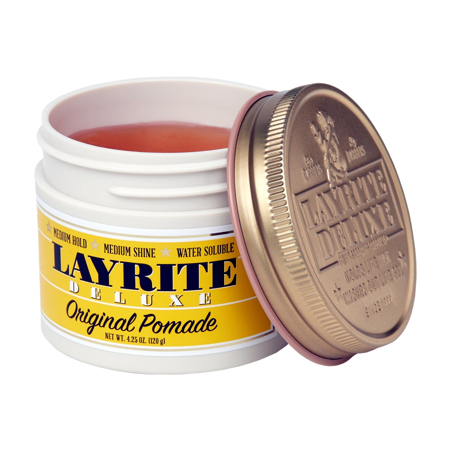 Layrite Original Water-Based Pomade: Medium Hold, Natural Finish, Easy Wash Out