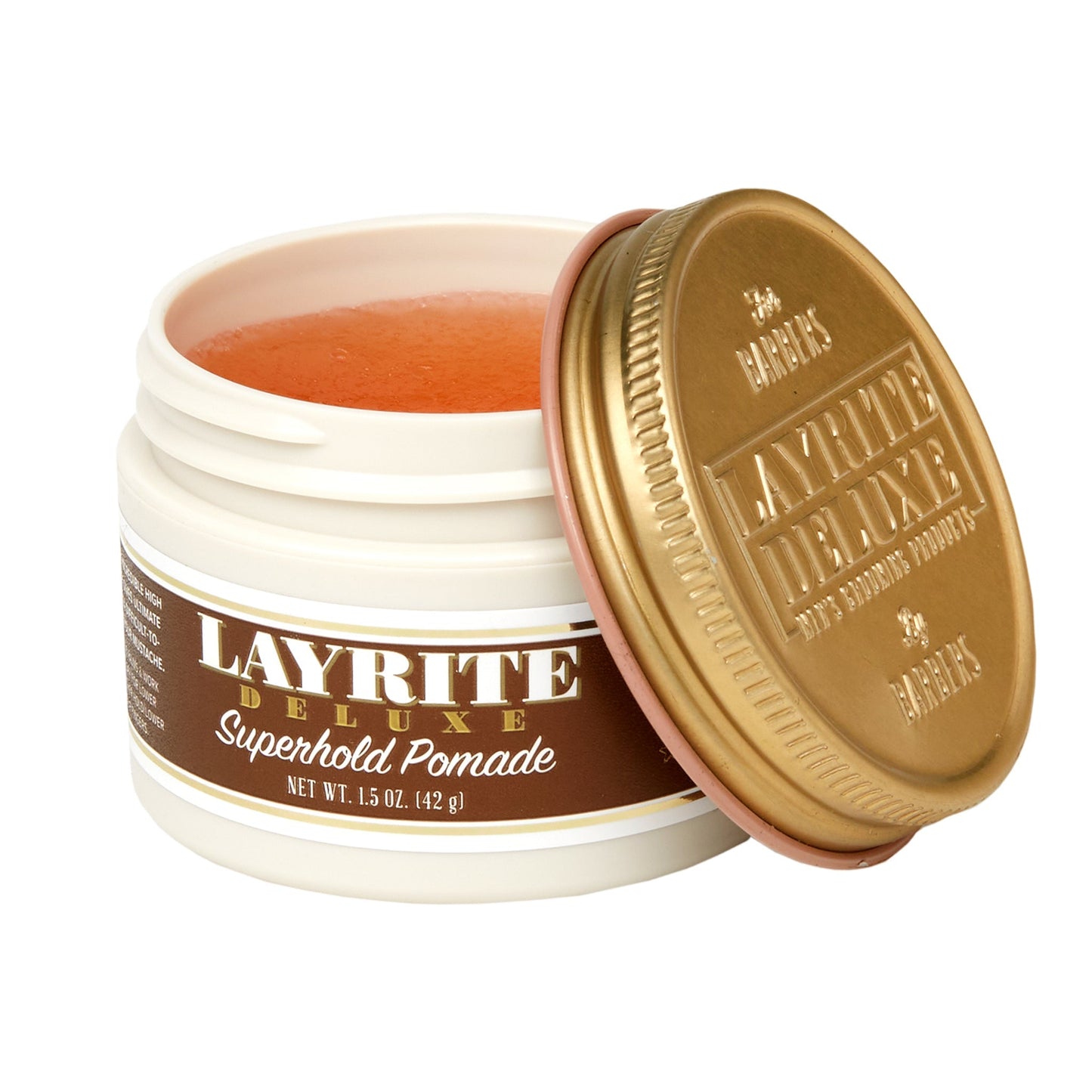 Layrite Deluxe Superhold Pomade: Ultimate Water-Based Hair Styling for Unruly Hair