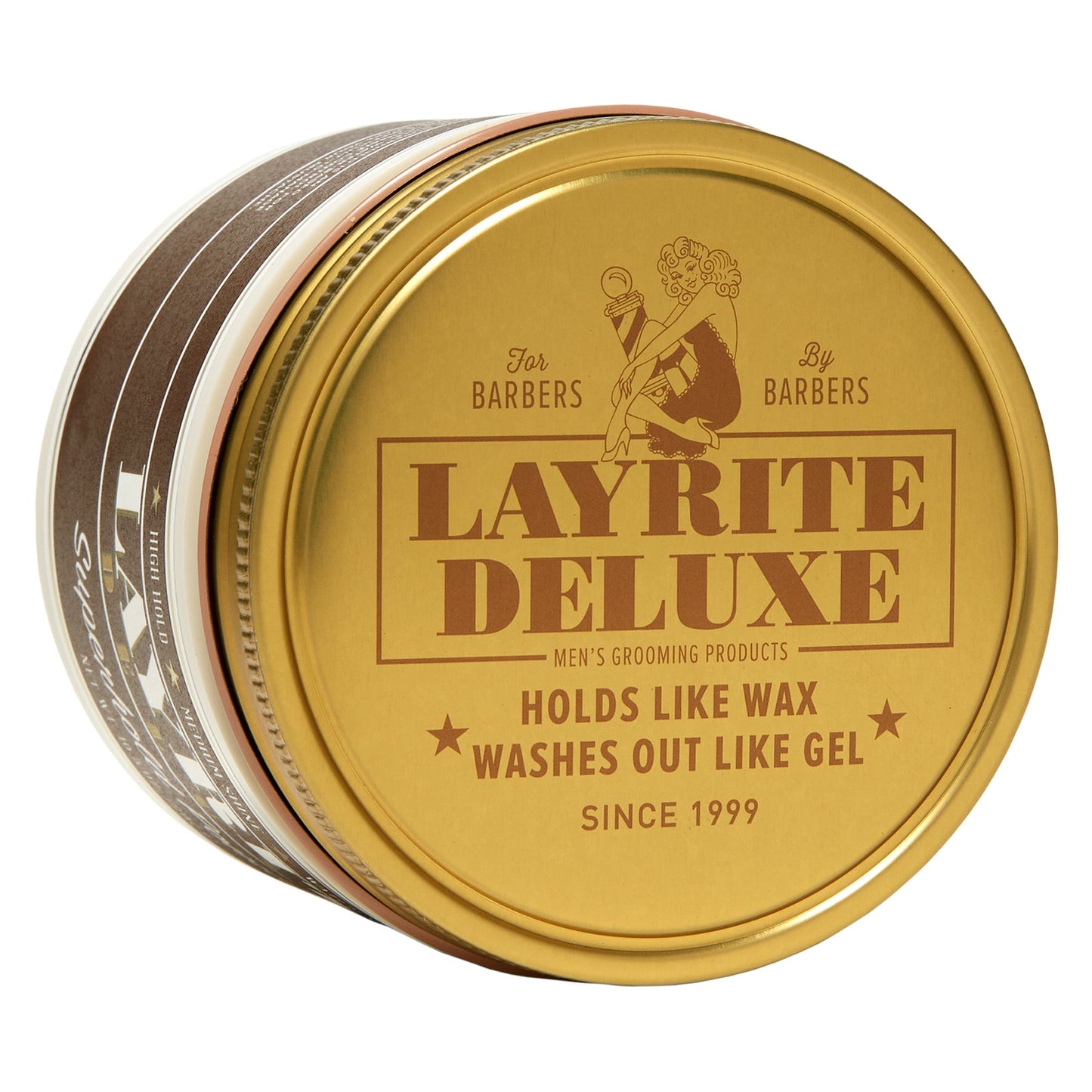 Layrite Deluxe Superhold Pomade: Ultimate Water-Based Hair Styling for Unruly Hair