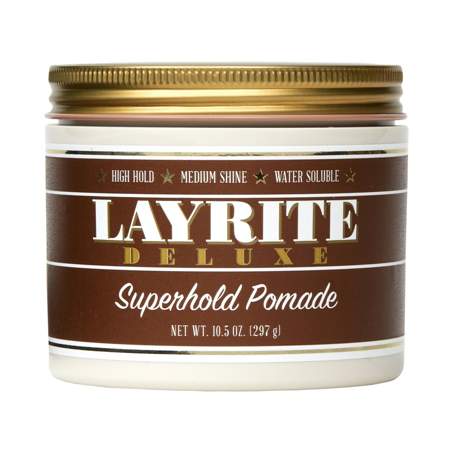 Layrite Deluxe Superhold Pomade: Ultimate Water-Based Hair Styling for Unruly Hair