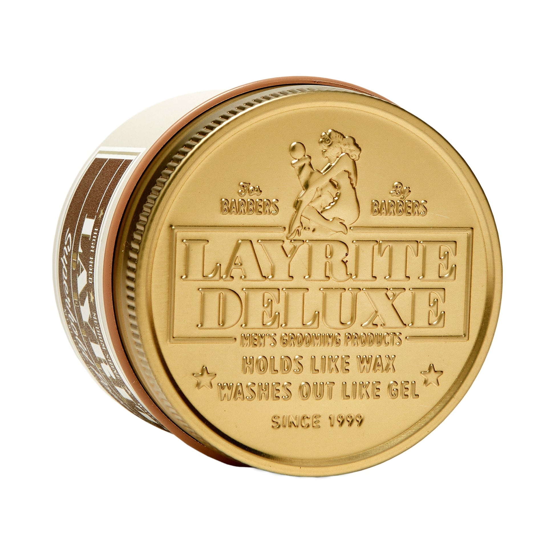 Layrite Deluxe Superhold Pomade: Ultimate Water-Based Hair Styling for Unruly Hair
