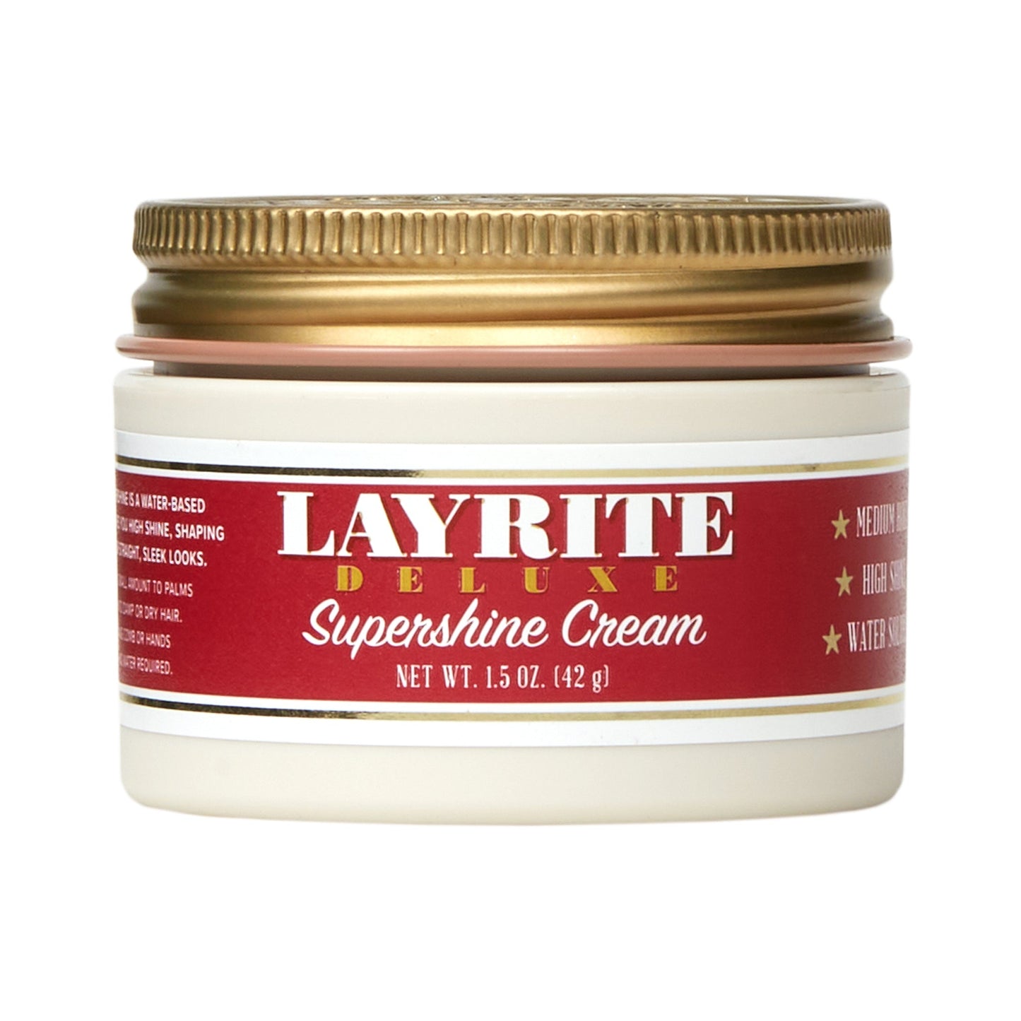 Layrite Supershine Cream: Ultimate High Shine Hair Styling, Flexible All-Day Hold