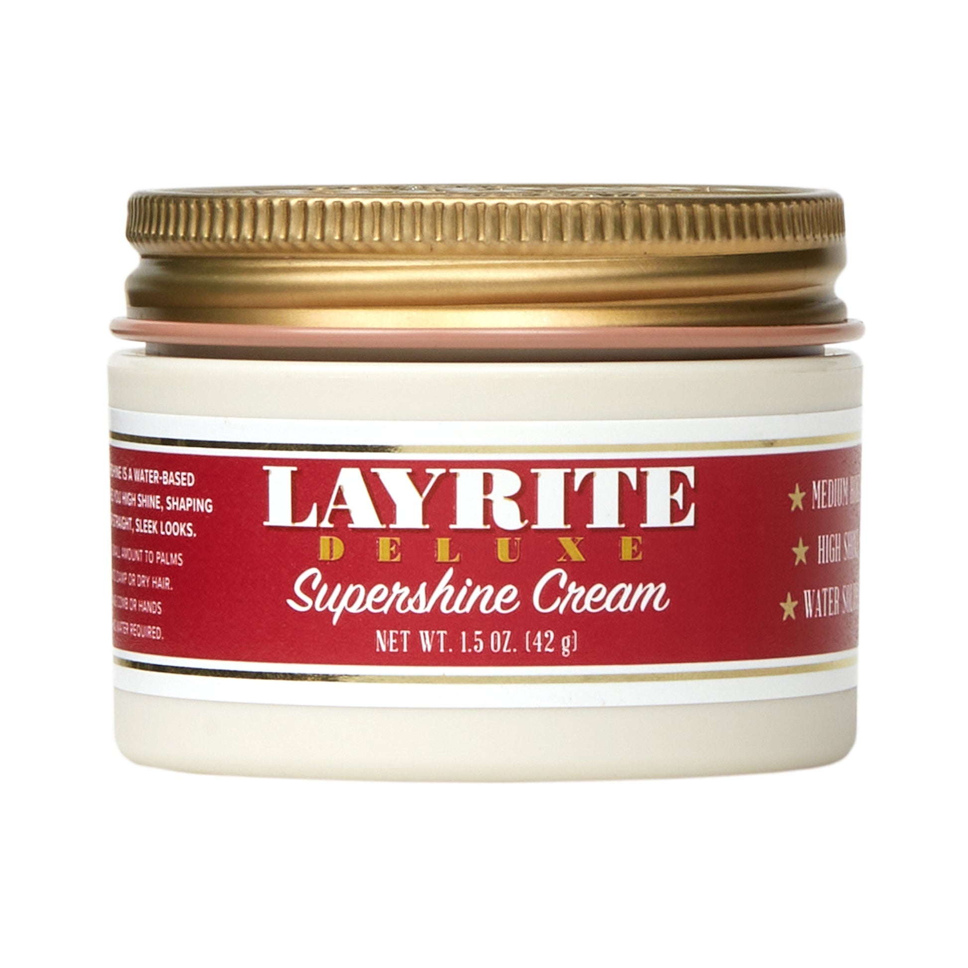 Layrite Supershine Cream: Ultimate High Shine Hair Styling, Flexible All-Day Hold