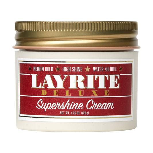 Layrite Supershine Cream: Ultimate High Shine Hair Styling, Flexible All-Day Hold