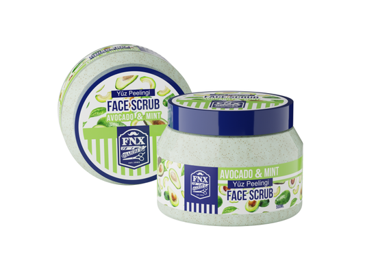 FNX Avocado & Mint Peeling Face Scrub 500ml