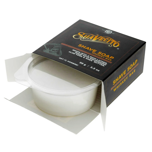 Suavecito Premium Whiskey Bar Shave Soap: Smooth, Effortless Grooming Experience