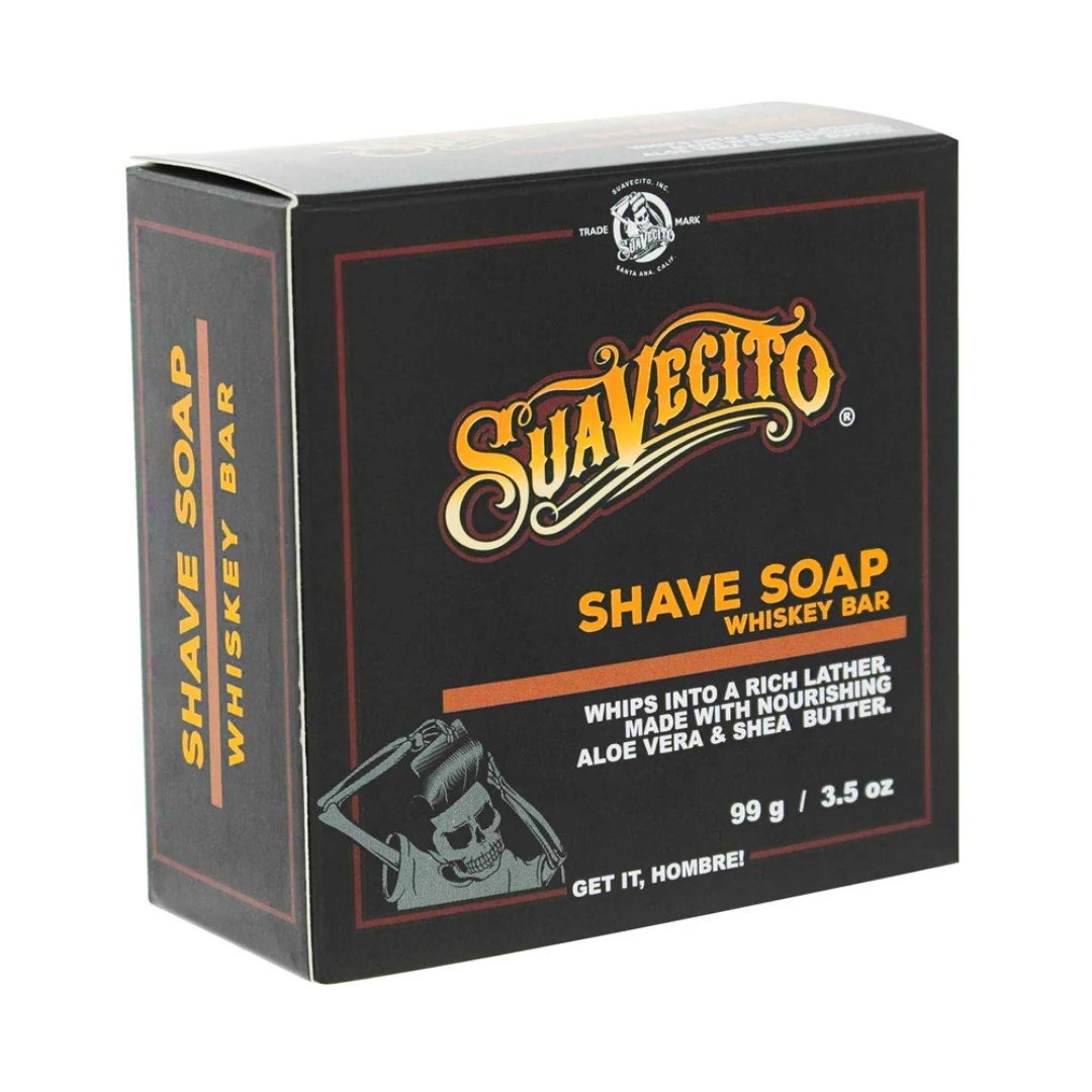 Suavecito Premium Whiskey Bar Shave Soap: Smooth, Effortless Grooming Experience