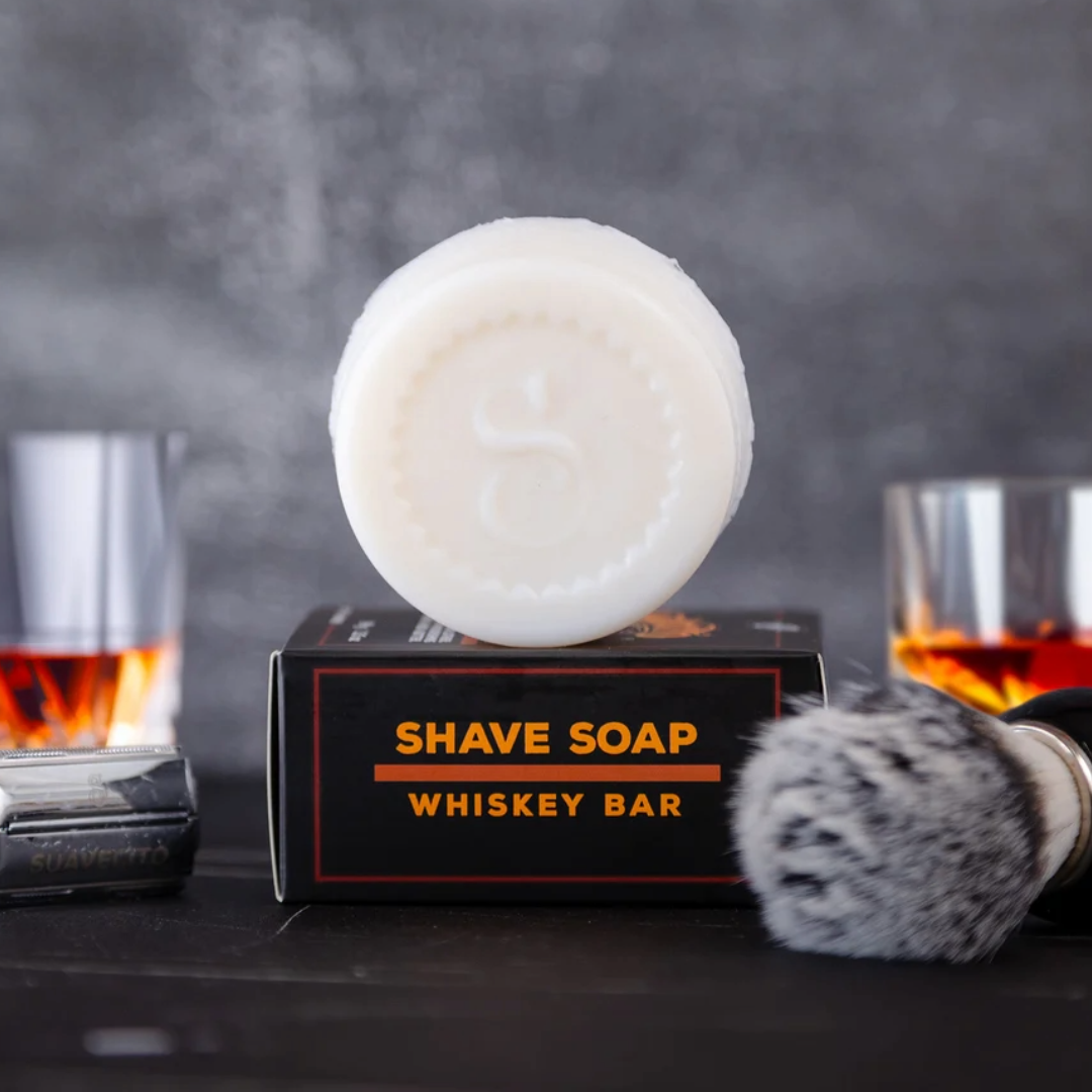 Suavecito Premium Whiskey Bar Shave Soap: Smooth, Effortless Grooming Experience