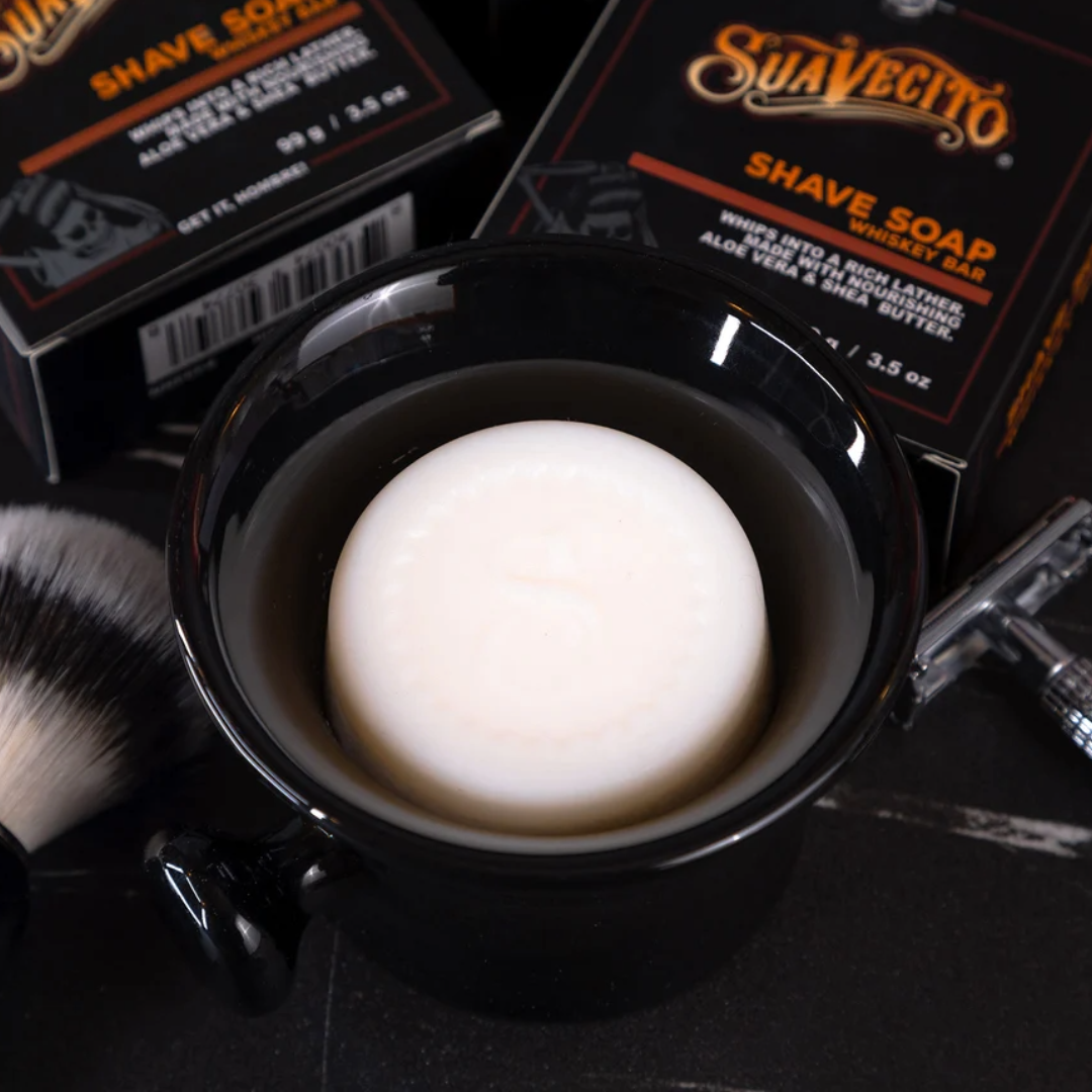 Suavecito Premium Whiskey Bar Shave Soap: Smooth, Effortless Grooming Experience