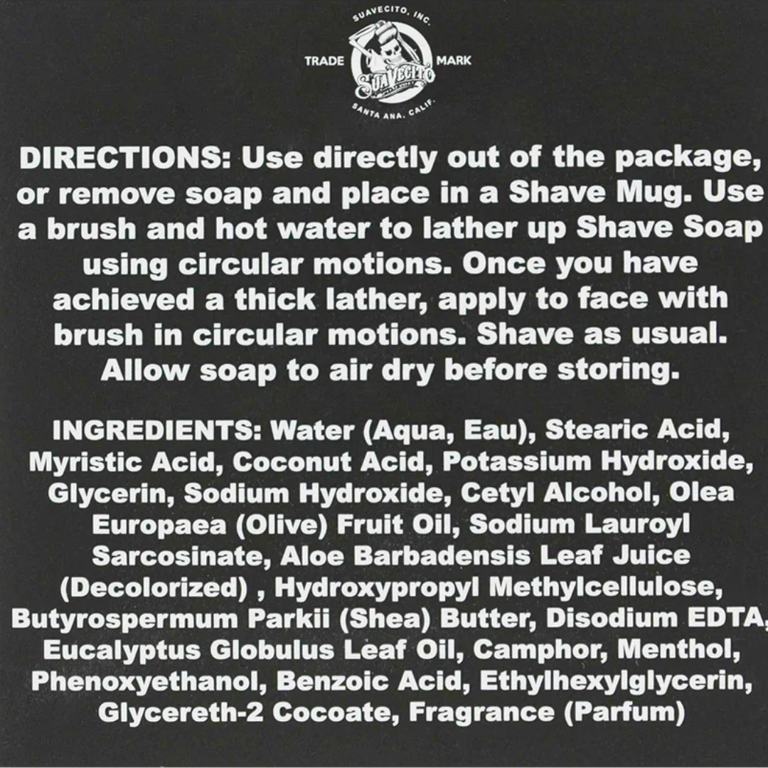 Suavecito Premium Whiskey Bar Shave Soap: Smooth, Effortless Grooming Experience