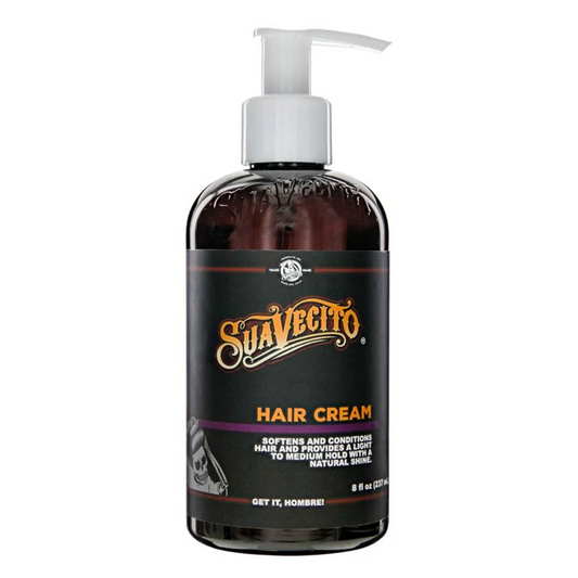 Suavecito Classic Styling Hair Cream: Light Hold, Natural Shine, Conditioning, Reworkable