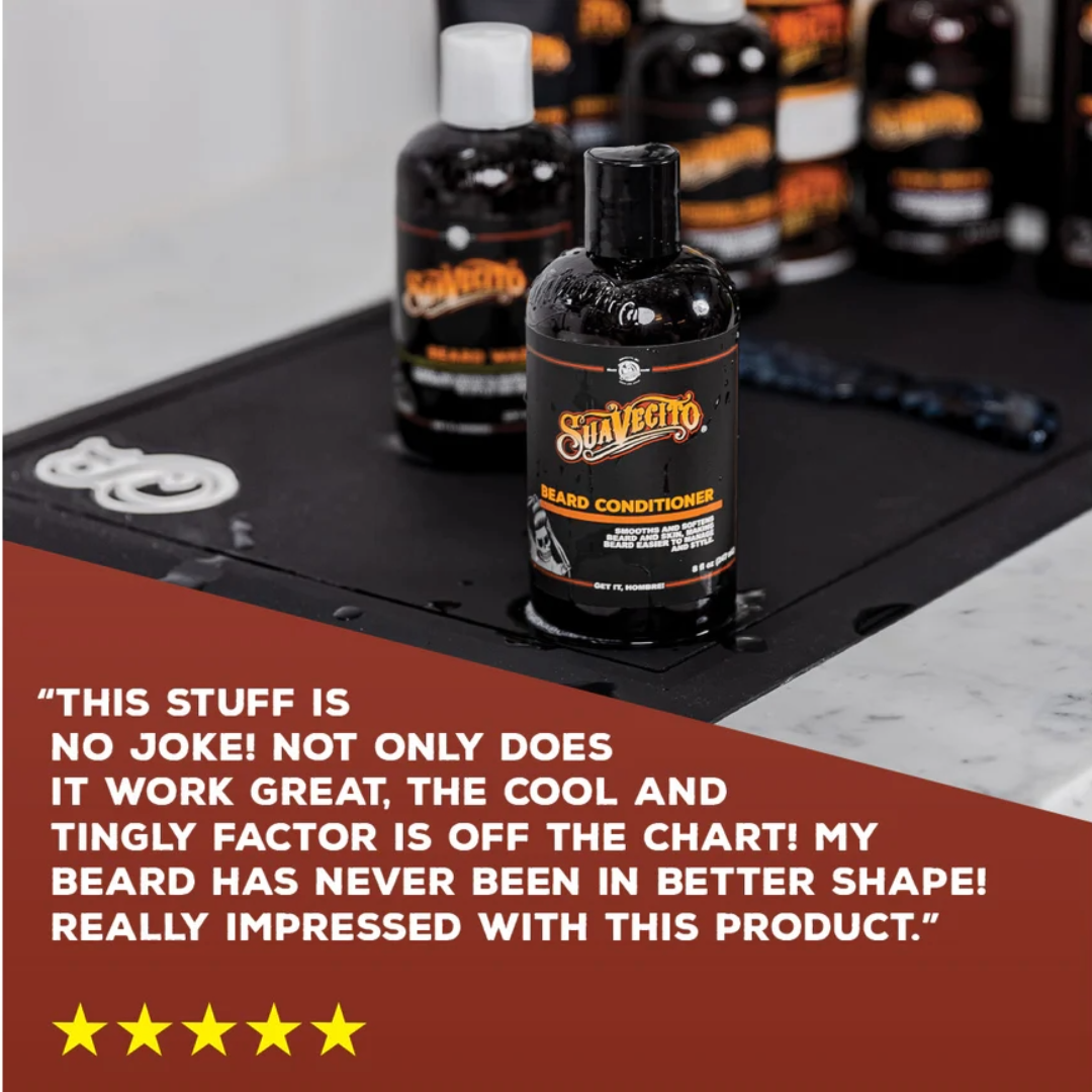 Suavecito Nourishing Beard Conditioner for Softening, Styling, and Itch Relief