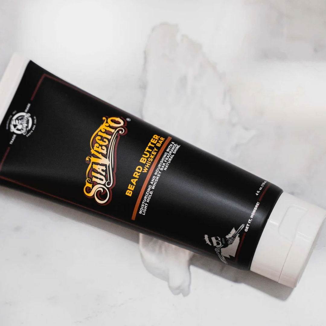 Suavecito Whiskey Bar Beard Butter: Nourishing, Hydrating, Softening, Light Hold