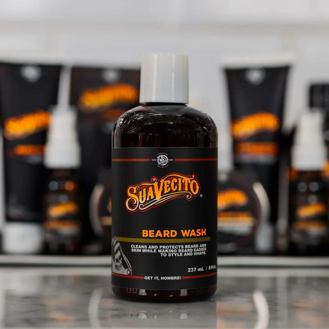 Suavecito Premium Beard Wash: Deep Cleansing, Softening, and Styling for Men
