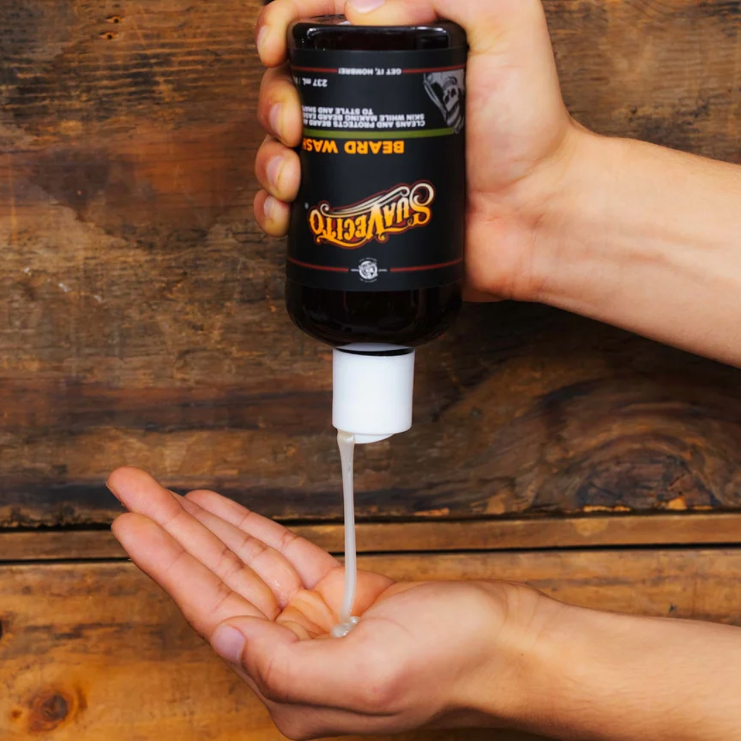 Suavecito Premium Beard Wash: Deep Cleansing, Softening, and Styling for Men
