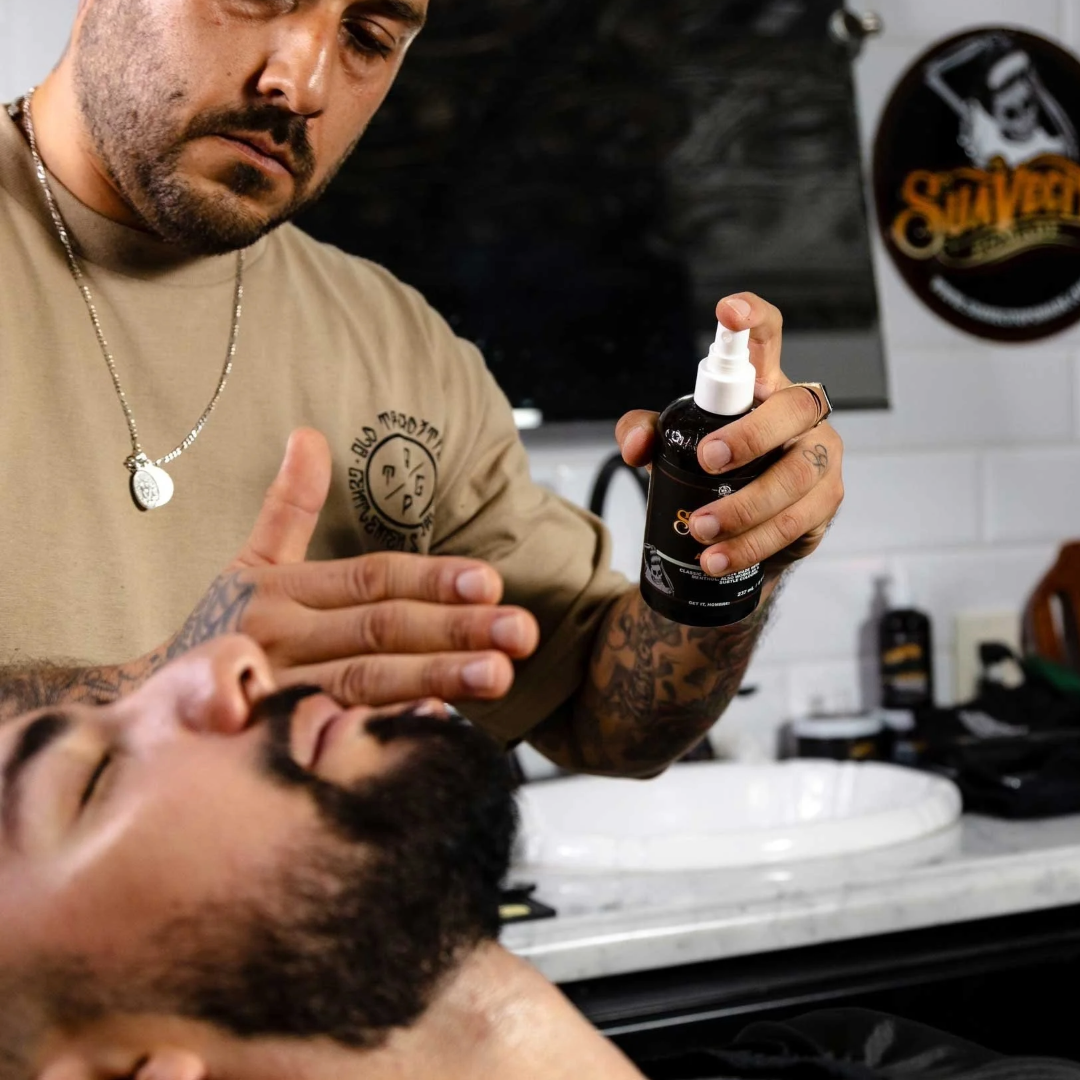 Suavecito Dark Clove Aftershave: Soothing, Hydrating, Irritation-Reducing Post-Shave Balm 8oz