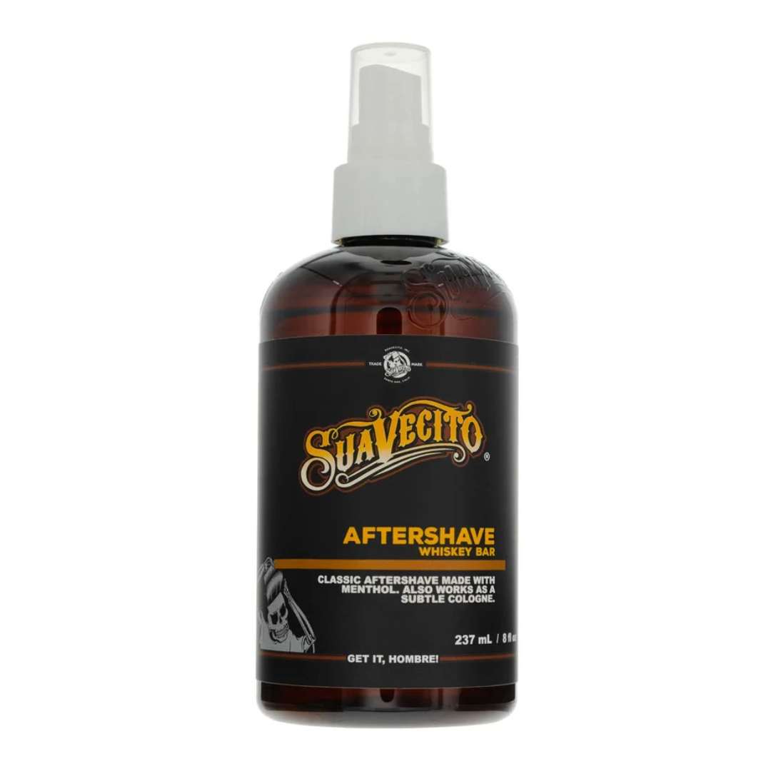 Suavecito Whiskey Bar Aftershave for Men - Soothing, Hydrating, Refreshing Lotion