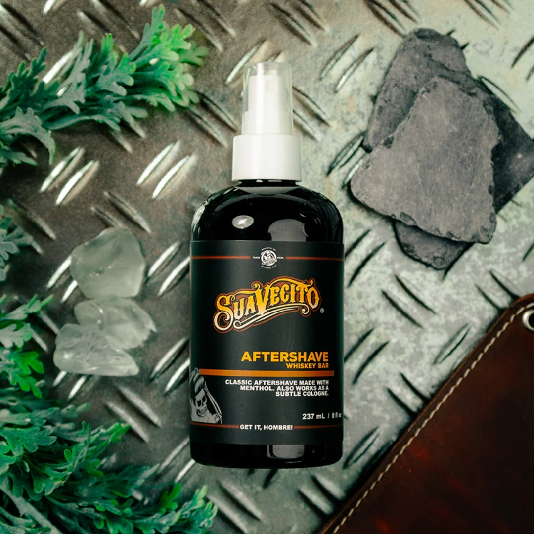 Suavecito Whiskey Bar Aftershave for Men - Soothing, Hydrating, Refreshing Lotion
