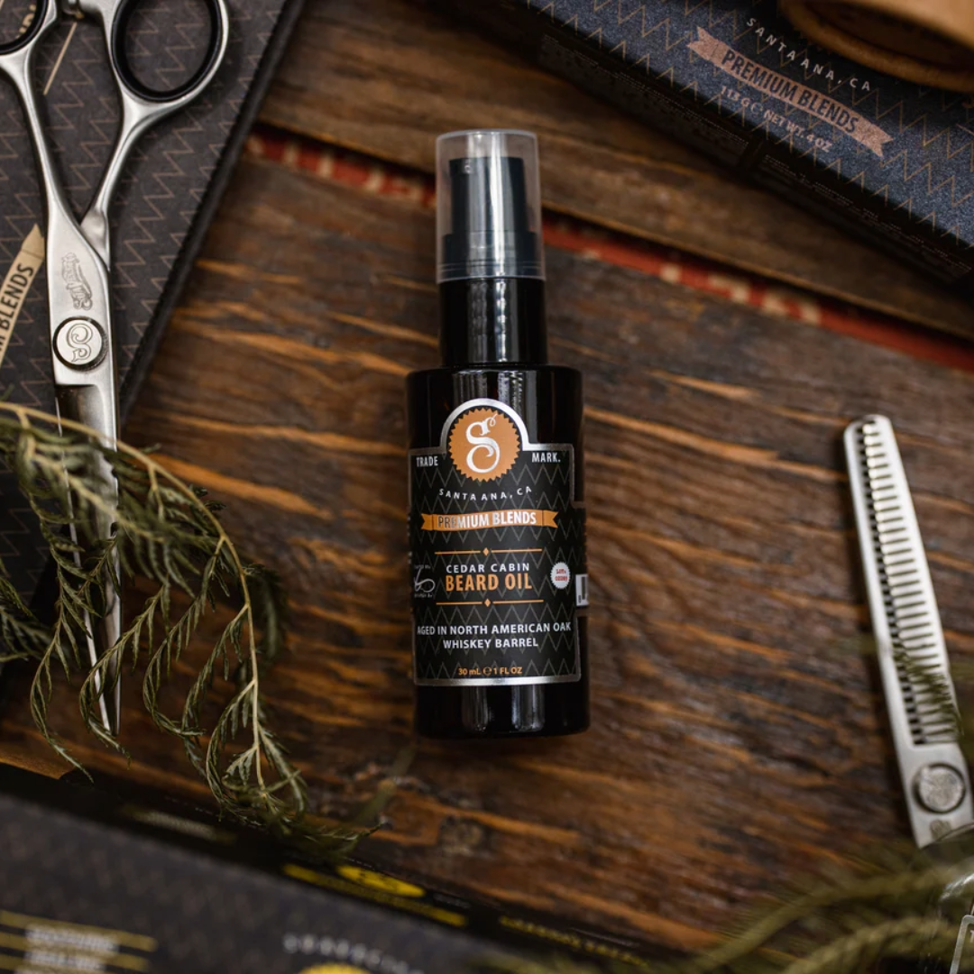 Suavecito Premium Blends Cedar Cabin Beard Oil: Softens, Nourishes, Styles Facial Hair