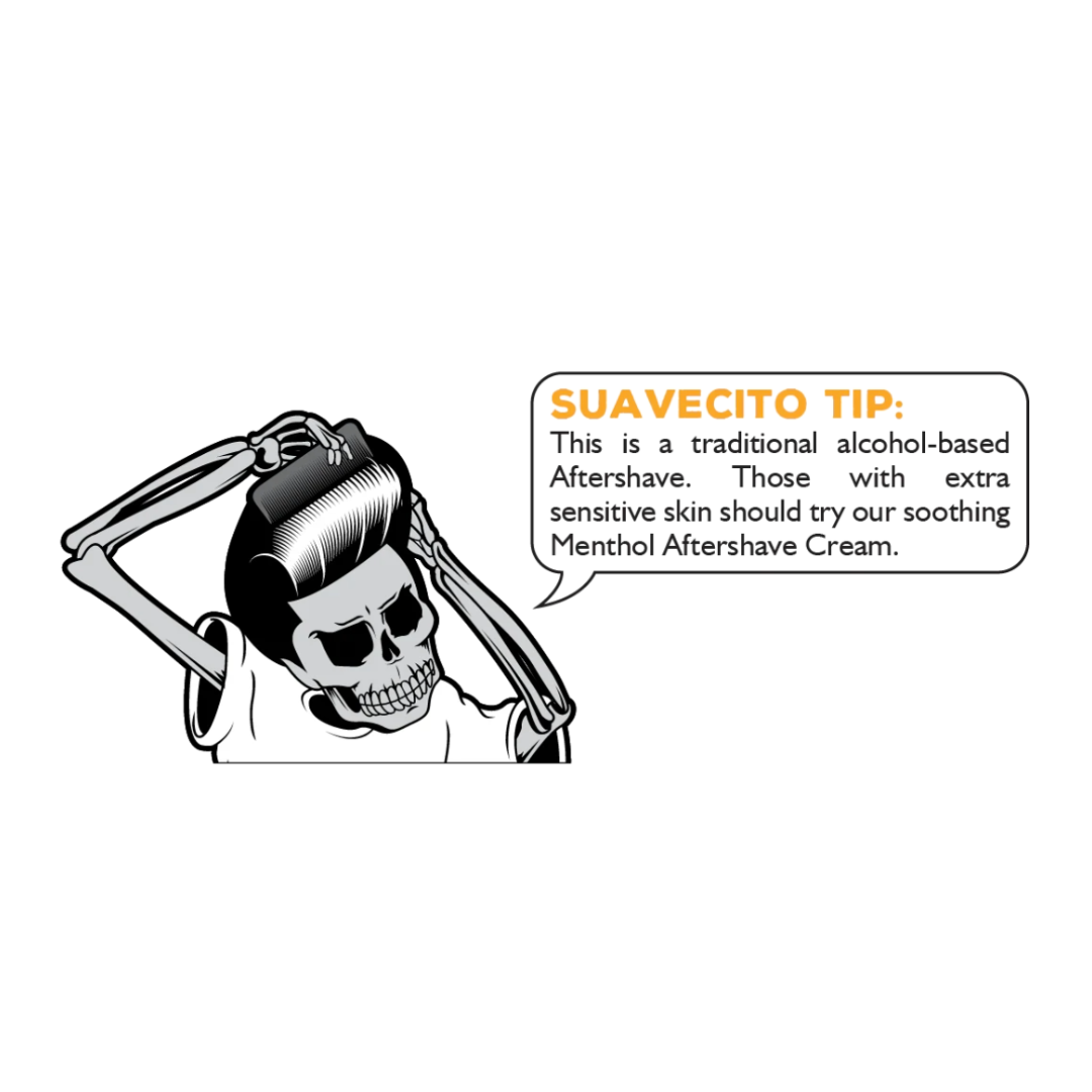 Suavecito Black Amber Aftershave: Soothing, Refreshing Post-Shave Skin Care