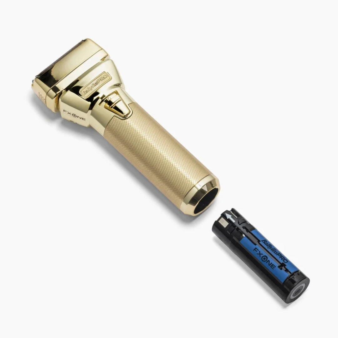 Babyliss Pro FXONE All-Metal Gold Foil Shaver: Ultimate Precision Barber Tool
