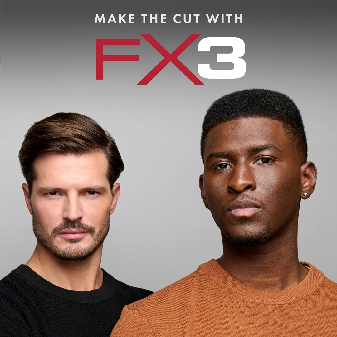 BaBylissPRO FX3 Black Cordless Foil Shaver - High-Torque Engine, 3-Hour Runtime