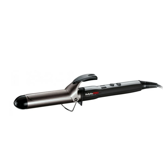 BaBylissPRO 32mm Titanium-Tourmaline Curl Definer Iron for Shiny, Professional Waves