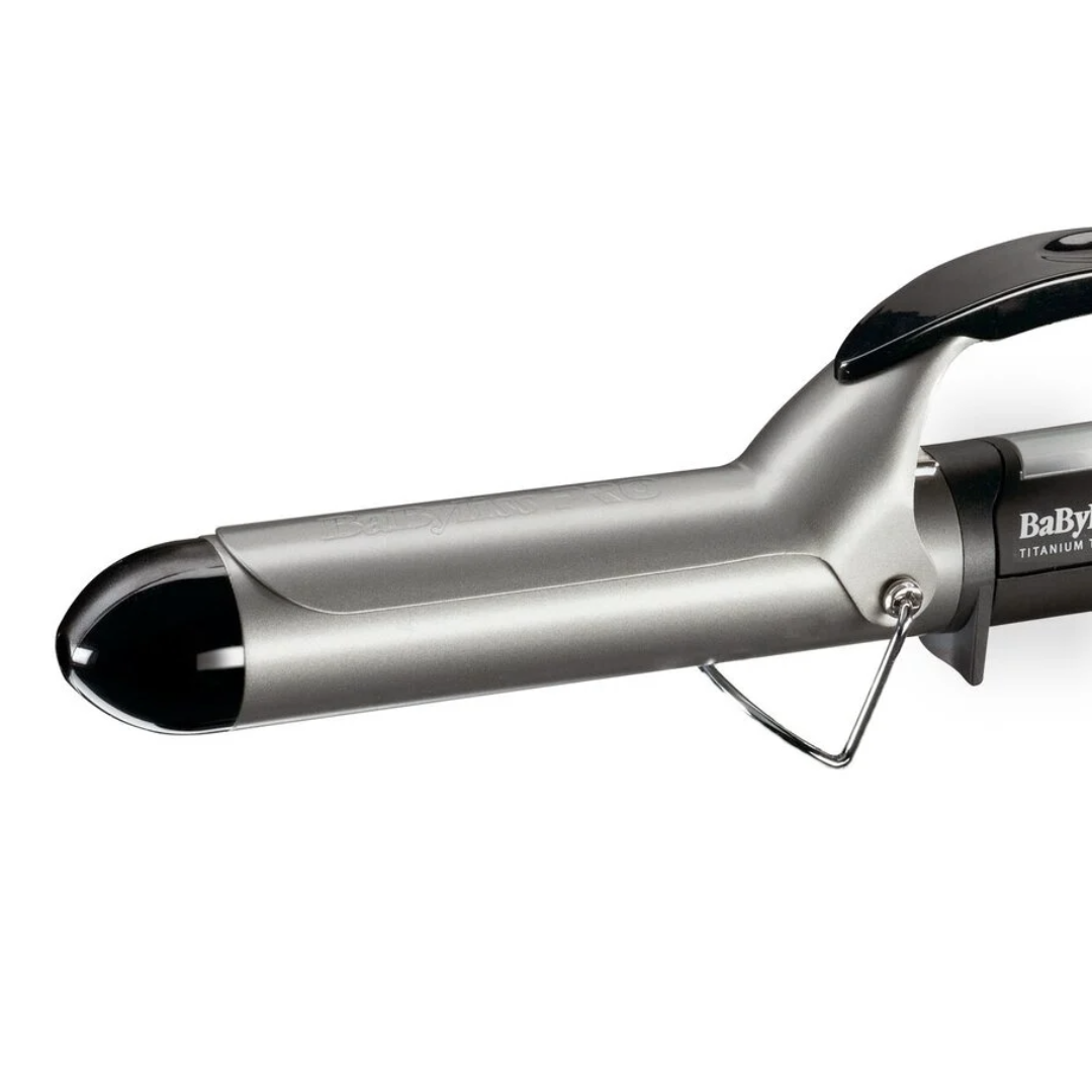 BaBylissPRO 25mm Titanium-Tourmaline Curl Definer Professional Curling Iron for Defined Curls
