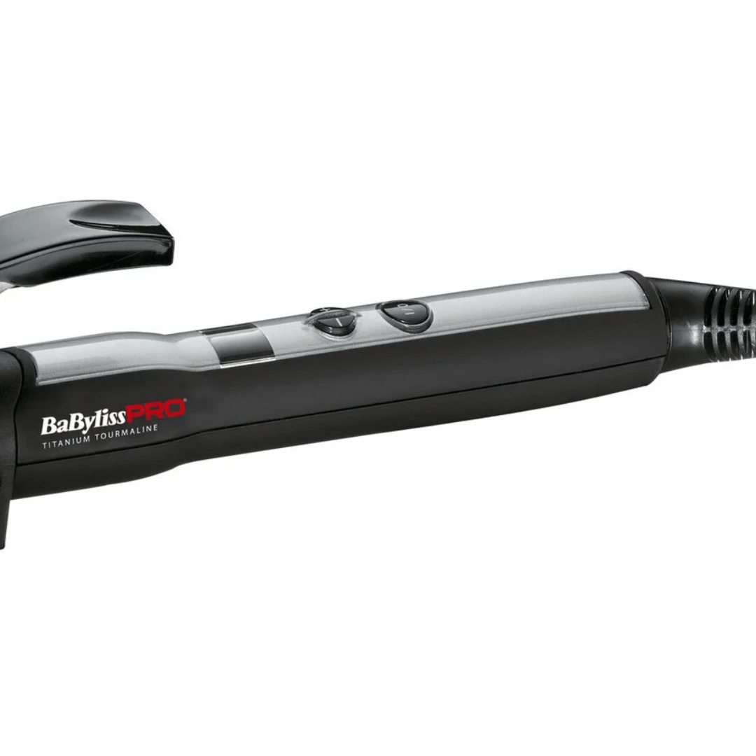 BaBylissPRO 25mm Titanium-Tourmaline Curl Definer Professional Curling Iron for Defined Curls