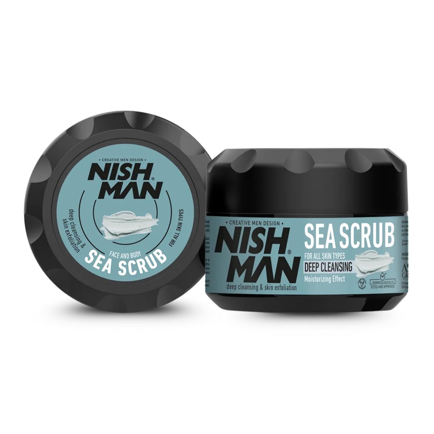 Nish Man Apricot Sea Scrub: Revitalize, Hydrate, Smooth Skin (300ml)