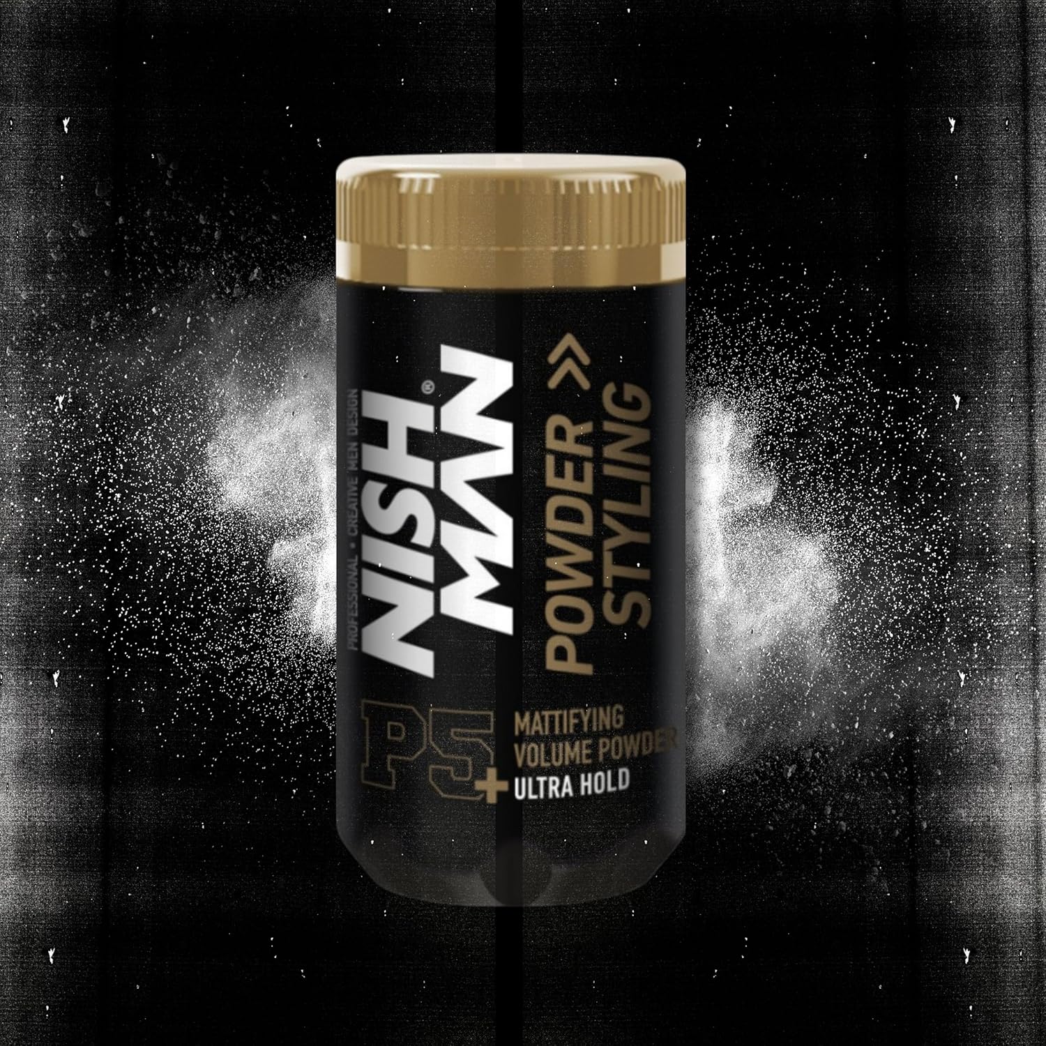 Nish Man P5 Ultra Hold Hair Styling Powder for Volume & Matte Finish