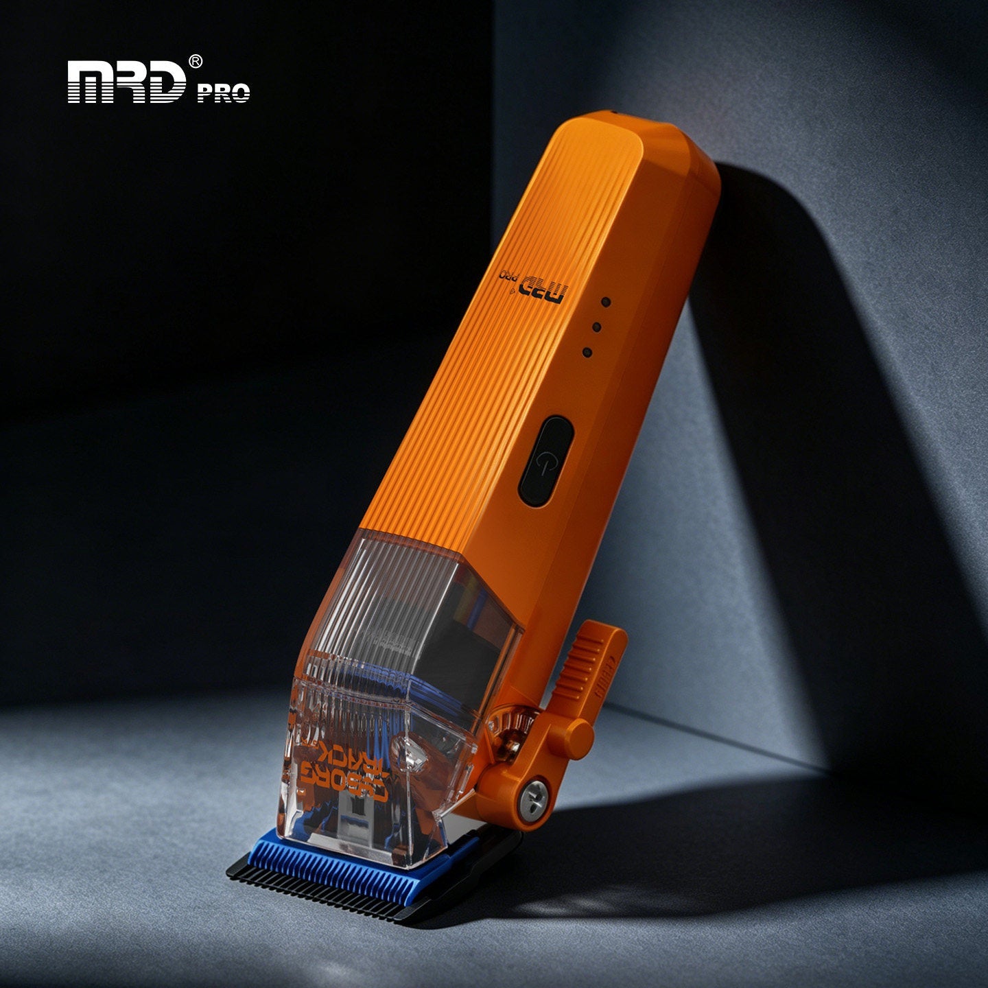 MRD Pro Cyborg 2026 Sladdlös Hårtrimmer, Full Metall, Orange
