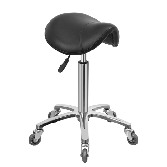 [A12.WPST01] ACTION ACTION - BLACK.HAIRDRESSER STOOL