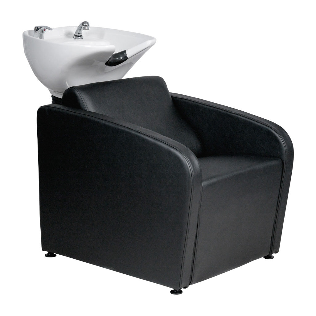 [RZMW012.A12.BA26] MULLET MULLET - BLACK. WHITE BASIN. SHAMPOO UNIT